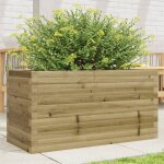 Vidaxl jardinière 90x40x46 cm bois de pin imprégné jardinière dextérieur bac à fleurs boîte à plantes ... Vidaxl jardinière 90x40x46 cm bois de pin imprégné jardinière dextérieur bac à fleurs boîte à plantes ...