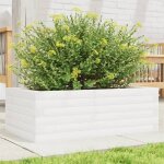 Vidaxl jardinière blanc 70x40x23 cm bois de pin massif jardinière dextérieur bac à fleurs boîte à plantes ... Vidaxl jardinière blanc 70x40x23 cm bois de pin massif jardinière dextérieur bac à fleurs boîte à plantes ...
