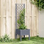 Vidaxl jardinière avec treillis bac à fleurs pot à plantes boîte à fleurs jardin terrasse patio extérieur ... Vidaxl jardinière avec treillis bac à fleurs pot à plantes boîte à fleurs jardin terrasse patio extérieur ...