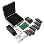 Vidaxl jeu de jetons de poker 600 pcs 4 g ensemble de jeu de poker jeu de poker jeu de jetons jeu de ...