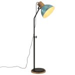 Vidaxl lampadaire 25 w bleu d�lav� 30x30x100 - 150 cm e27 lampe lampe sur pied lampe industrielle lumi�re ...