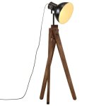 Vidaxl lampadaire 25 w noir 45x45x120 cm e27 lampe lampe sur pied lampe industrielle lumi�re lampe de ...