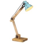 Vidaxl lampe de bureau 25 w bleu d�lav� 23x18x96 cm e27 lampe lumi�re lampe industrielle lampe de table ...