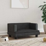 Vidaxl lit pour chien canap pour animaux de compagnie avec cadre en bois panier pour chiots maison intrieur ...