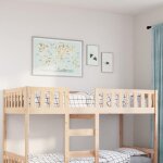 Vidaxl lit pour enfants sans matelas 90x190 cm bois de pin massif lit mezzanine lit mezzanine avec échelle ... Vidaxl lit pour enfants sans matelas 90x190 cm bois de pin massif lit mezzanine lit mezzanine avec échelle ...