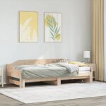 Vidaxl lit de jour avec lit gigogne 80x200 cm bois de pin massif canapé - lit lit dinvité lit de jour ... Vidaxl lit de jour avec lit gigogne 80x200 cm bois de pin massif canapé - lit lit dinvité lit de jour ...