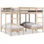 Vidaxl lit superposé triple 140x200 / 70x140 cm bois de pin massif cadre de lit superposé trio meubles ... Vidaxl lit superposé triple 140x200 / 70x140 cm bois de pin massif cadre de lit superposé trio meubles ...