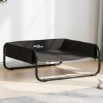 Vidaxl lit surlev pour chien anthracite tissu oxford et acier lit pour chien canap pour animaux de ...