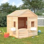 Vidaxl maison de jeux et porte verrouillable / fleurs bois massif sapin maison de jeux en bois aire de ... Vidaxl maison de jeux et porte verrouillable / fleurs bois massif sapin maison de jeux en bois aire de ...