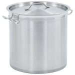 Vidaxl marmite 35 l 36x36 cm acier inoxydable 51134