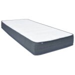 Vidaxl matelas de sommier  lattes 160x80x20 cm tissu matelas de lit matelas  ressorts ensachs individuels ...