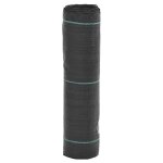 Vidaxl membrane anti - mauvaises herbes noir 05x25 m pp tissu anti - mauvaises herbes membrane de contr�le ...
