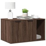 Vidaxl meuble de bac à litière pour chat chêne marron bois ingénierie 857739 Vidaxl meuble de bac à litière pour chat chêne marron bois ingénierie 857739