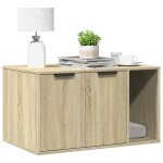 Vidaxl meuble de bac à litière pour chat chêne sonoma bois ingénierie 857735 Vidaxl meuble de bac à litière pour chat chêne sonoma bois ingénierie 857735