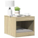 Vidaxl meuble de bac  litire pour chat chne sonoma bois ingnierie 857762