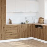 Vidaxl meuble bas lyon ch�ne artisanal 60 x 46 x 815 cm bois ding�nierie 856075