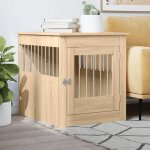Vidaxl meuble de cage pour chiens niche pour chiens avec porte verrouillable maison pour chien table ...