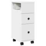 Vidaxl meuble étroit de salle de bain à roulettes blanc rangement de salle de bain étroite rangement ... Vidaxl meuble étroit de salle de bain à roulettes blanc rangement de salle de bain étroite rangement ...
