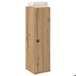 Vidaxl meuble de salle de bain avec porte - rouleau chne artisanal 858523