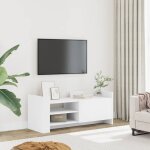 Vidaxl meuble tv blanc 100x35x40 cm bois dingnierie support tv buffet tv meuble multimdia banc tv armoire ...