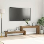 Vidaxl meuble tv ch�ne artisanal 180 x 30 x 43 cm bois ding�nierie
