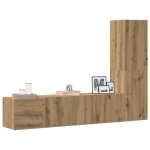 Vidaxl meubles tv muraux 3 pcs chêne artisanal bois dingénierie banc tv meuble hifi centre de divertissement ... Vidaxl meubles tv muraux 3 pcs chêne artisanal bois dingénierie banc tv meuble hifi centre de divertissement ...