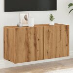 Vidaxl meuble tv mural chêne artisanal 80x30x41 cm support tv armoire média console tv meuble hifi centre ... Vidaxl meuble tv mural chêne artisanal 80x30x41 cm support tv armoire média console tv meuble hifi centre ...