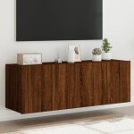 Vidaxl meubles tv muraux lumières led 2 pcs armoires de télévision suspendues avec rangement meubles ... Vidaxl meubles tv muraux lumières led 2 pcs armoires de télévision suspendues avec rangement meubles ...