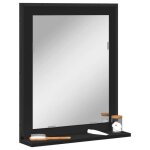 Vidaxl miroir de salle de bain avec tagre miroir de maquillage miroir comstique miroir de courtoisie ...