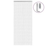 Vidaxl moustiquaire de porte � cha�ne 90x220 cm aluminium rideau anti - mouches de porte moustiquaire ...