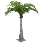 Vidaxl palmier artificiel 15 feuilles 200 cm vert plante artificielle arbre artificiel palmier fausse ...