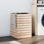 Vidaxl panier  linge 44x44x66 cm bois massif de pin 832317