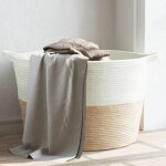 Vidaxl panier à linge corbeille à linge avec poignées coffre à linge avec rangement organisateur de salle ... Vidaxl panier à linge corbeille à linge avec poignées coffre à linge avec rangement organisateur de salle ...