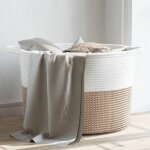 Vidaxl panier  linge corbeille  linge avec poignes coffre  linge avec rangement organisateur de salle ...