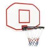 Vidaxl panneau de basket - ball blanc 109x71x3 cm polythylne panier de basket - ball panneau arrire ...