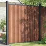 Vidaxl panneaux de cl�ture barri�re de protection brise - vue �cran dintimit� de terrasse jardin patio ...