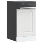 Vidaxl panneau de lave - vaisselle kalmar blanc 45x15x67 cm panneau avant de lave - vaisselle panneau ...