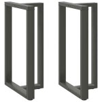 Vidaxl pieds de table de bar en t 2 pièces anthracite 60 x 35 x (100 - 101) cm acier 4013094 Vidaxl pieds de table de bar en t 2 pièces anthracite 60 x 35 x (100 - 101) cm acier 4013094