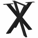 Vidaxl pied de table à manger en forme daraignée noir 85 x 85 x (72 - 73) cm en acier 4013120 Vidaxl pied de table à manger en forme daraignée noir 85 x 85 x (72 - 73) cm en acier 4013120