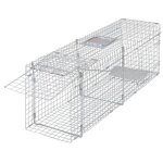 Vidaxl pige  animaux galvanis 100 cm habitats et cages pour petits animaux pige  animaux cage  ...