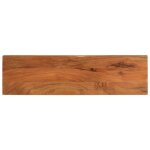Vidaxl plateau de table acacia massif 100x30x38 cm ? rectangulaire finition naturelle