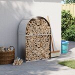Vidaxl porte - bches support  bois de chauffage avec rangement tagre  bois de chauffage extrieur ...