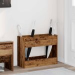 Vidaxl porte - parapluie en bois ding�nierie 65 x 24 x 50 cm - marron ancien