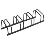 Vidaxl porte - vélos pour 4 vélos noir acier support pour vélos support de rangement pour vélos support ... Vidaxl porte - vélos pour 4 vélos noir acier support pour vélos support de rangement pour vélos support ...