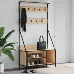 Vidaxl porte - vtements et rangement des chaussures chne sonoma 837868