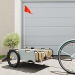 Vidaxl remorque de vélo gris tissu oxford et fer chariot de vélo chariot de vélo remorque de vélo pour ... Vidaxl remorque de vélo gris tissu oxford et fer chariot de vélo chariot de vélo remorque de vélo pour ...