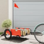 Vidaxl remorque de vélo orange tissu oxford et fer chariot de vélo chariot de vélo remorque de vélo pour ... Vidaxl remorque de vélo orange tissu oxford et fer chariot de vélo chariot de vélo remorque de vélo pour ...