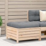 Vidaxl repose - pied de jardin avec coussin table basse tabouret de bar meuble de patio terrasse arri�re ...