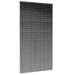Vidaxl rideau anti - insectes gris fonc 120x220 cm bambou rideau anti - mouches moustiquaire de porte ...