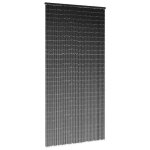 Vidaxl rideau anti - insectes gris fonc 90x220 cm bambou rideau anti - mouches moustiquaire de porte ...